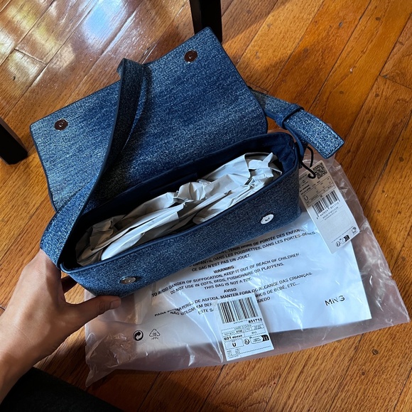 Mango - Denim shoulder bag - Picture 8 of 8